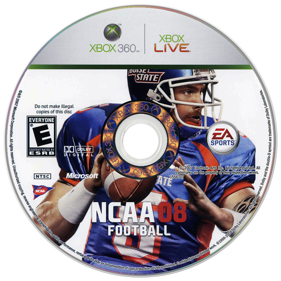 NCAA Football 08 - Disc (North America) - 900x900