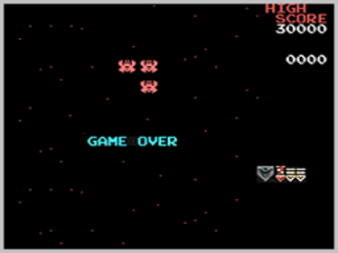 Galaga - Screenshot - Game Over (World) - 256x192