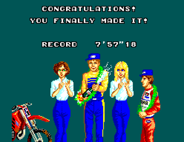 Enduro Racer - Screenshot - High Scores (Japan) - 496x384