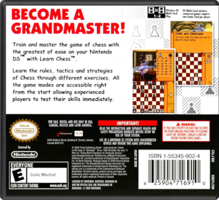 Learn Chess - Box - Back - Reconstructed (North America) - 774x708