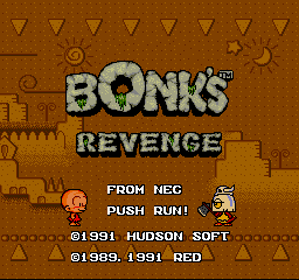 Bonk's Revenge - Screenshot - Game Title (North America) - 256x240