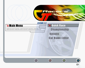 GT Racers - Screenshot - Game Select (Europe) - 640x512
