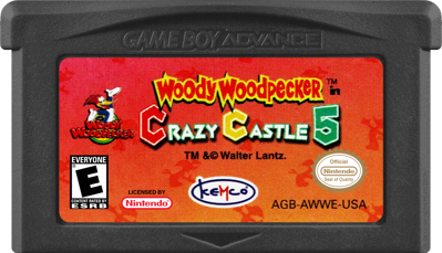 Woody Woodpecker in Crazy Castle 5 - Cart - Front (North America) - 1000x574