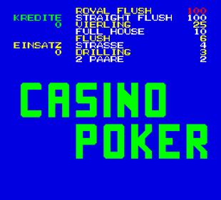 Casino Poker - Screenshot - Game Title (Germany) - 256x232