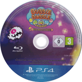 Bubble Bobble 4 Friends: The Baron Is Back! - Disc (Europe) - 755x754