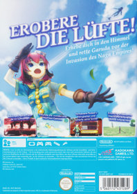 Rodea the Sky Soldier - Box - Back (Germany) - 600x850