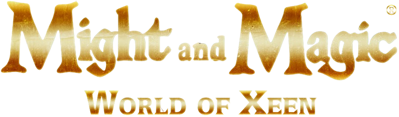 Might and Magic 4-5: World of Xeen - Clear Logo (World) - 907x266