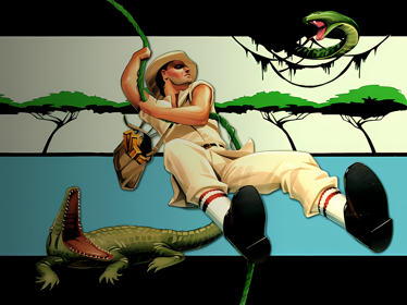 Pitfall! - Fanart - Background (World) - 2400x1800