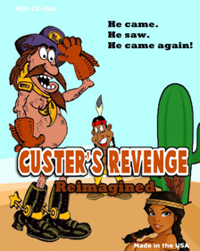 Custer's Revenge: Reimagined - Box - Front (World) - 680x853