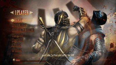 Mortal Kombat: Komplete Edition - Screenshot - Game Select (World) - 1280x720