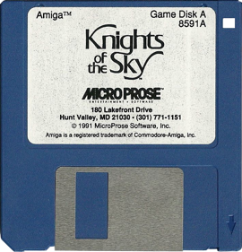 Knights of the Sky - Disc (United States) - 709x737
