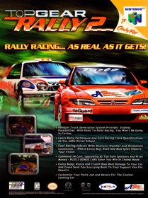 Top Gear Rally 2 - Advertisement Flyer - Front (North America) - 1231x1650