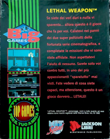 Lethal Weapon - Box - Back (Italy) - 790x1002