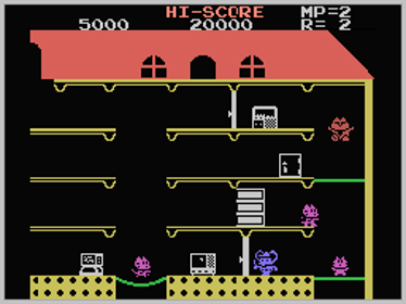 Mappy (Opcode Games) - Screenshot - Gameplay (World) - 256x192