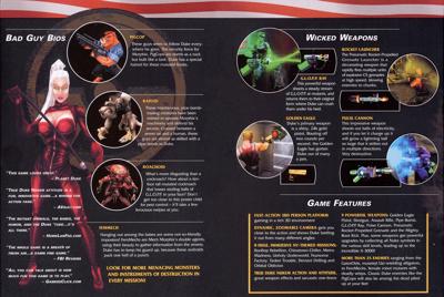 Duke Nukem: Manhattan Project - Fanart - Box - Back (United States) - 4450x2985