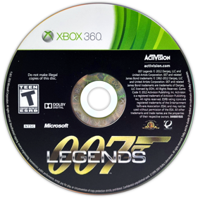 007: Legends - Disc (North America) - 1267x1267