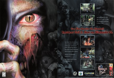 Resident Evil 2 - Advertisement Flyer - Front (North America) - 3231x2200
