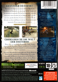 Hunter: The Reckoning - Box - Back (Europe) - 566x800