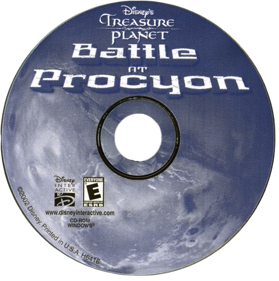 Disney's Treasure Planet: Battle of Procyon - Disc (North America) - 498x501