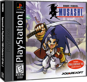 Squaresoft on PlayStation 1998 Collector's CD Vol. 2 - Box - 3D (North America) - 1409x1330