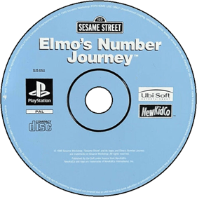 Sesame Street: Elmo's Number Journey - Disc (Europe) - 600x600