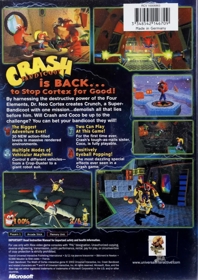Crash Bandicoot: The Wrath of Cortex - Box - Back (Europe) - 788x1116