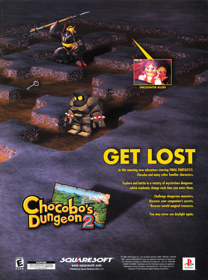 Chocobo's Dungeon 2 - Advertisement Flyer - Front (United States) - 1636x2200