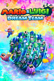 Mario & Luigi: Dream Team - Fanart - Box - Front (World) - 1800x2700