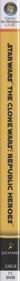 Star Wars: The Clone Wars: Republic Heroes - Box - Spine (North America) - 57x800