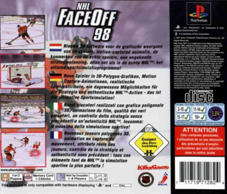 NHL FaceOff 98 - Box - Back (Europe) - 896x768