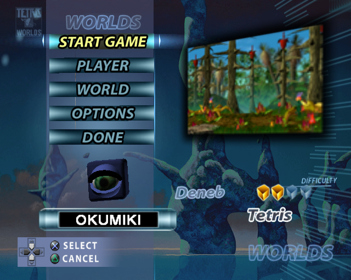 Tetris Worlds - Screenshot - Game Select (World) - 640x511