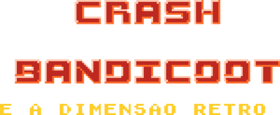 Crash Bandicoot and the Retro Dimension - Clear Logo (Brazil) - 1500x620