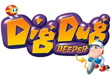Dig Dug Deeper - Clear Logo (World) - 501x355