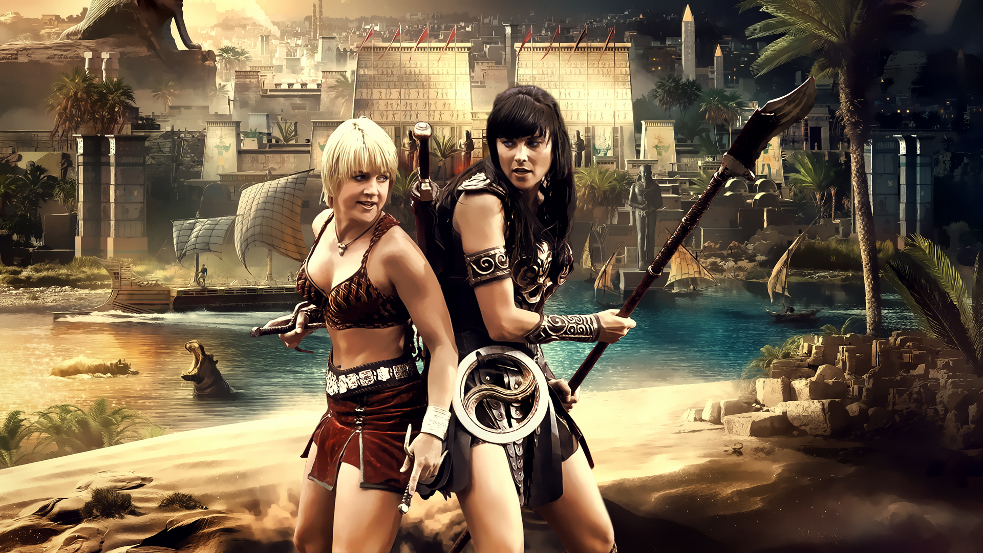 Illustration of Xena: Warrior Princess Pinball