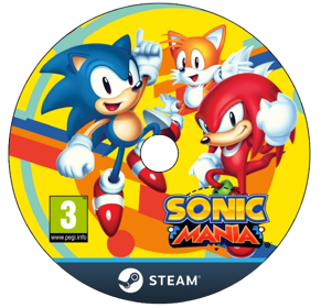 Sonic Mania - Fanart - Disc (Europe) - 509x490