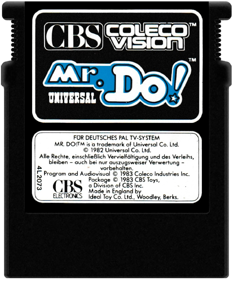 Mr. Do! - Cart - Front (Germany) - 1000x1200