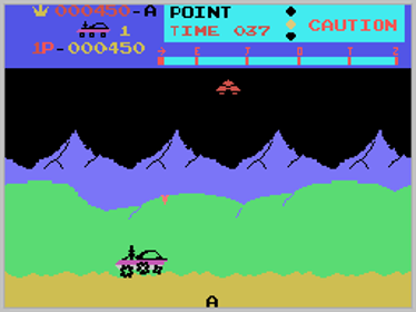 Moon Patrol (Prototype) - Screenshot - Gameplay (World) - 256x192