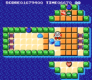 Kickle Cubicle - Screenshot - Gameplay (World) - 256x224