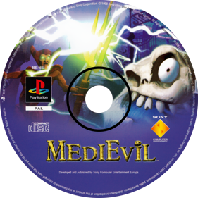 MediEvil - Disc (Europe) - 1300x1300