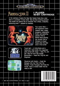 Phantasy Star II - Box - Back (Europe) - 730x1032