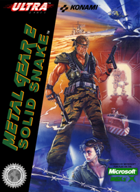Metal Gear 2: Solid Snake - Fanart - Box - Front (North America) - 2000x2746
