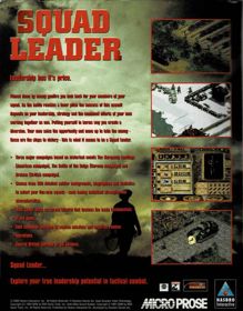 Avalon Hill's Squad Leader - Box - Back (Europe) - 625x800