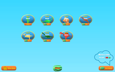 Dinosaur Run - Screenshot - Game Select (World) - 1918x1199