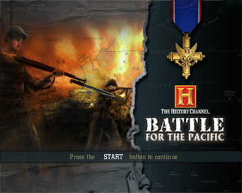 The History Channel: Battle for the Pacific - Screenshot - Game Title (World) - 640x512