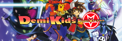 DemiKids: Light Version - Arcade - Marquee (World) - 1280x431