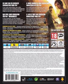 The Last of Us Remastered - Box - Back (North America) - 646x800