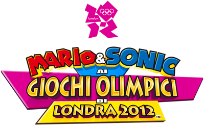 Mario & Sonic at the London 2012 Olympic Games - Clear Logo (Italy) - 2667x1651