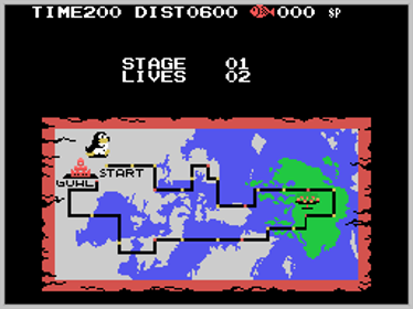Penguin Adventure - Screenshot - Gameplay (World) - 256x192