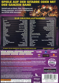 Guitar Hero Smash Hits - Box - Back (Germany) - 600x842