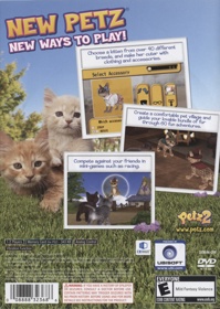 Petz: Catz 2 - Box - Back (North America) - 483x680
